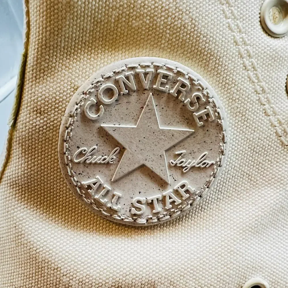 Converse Shoes Womens 6.5 Off White Canvas Run Star Hike Platform Sneakers - Picture 10 of 11